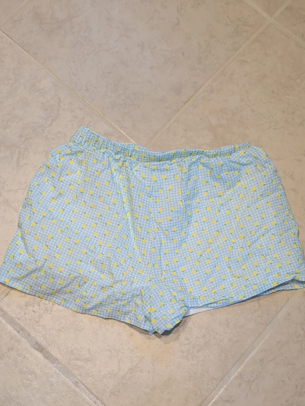 Altar'd State Girls Lemon Pajama Shorts